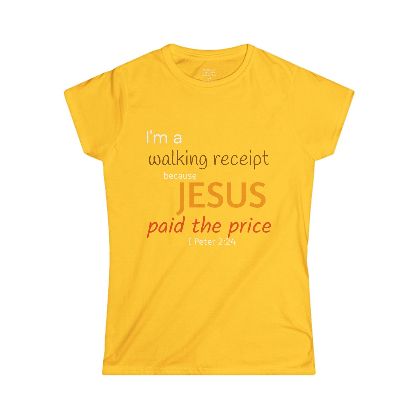 Walking Receipt Woman's T-shirt