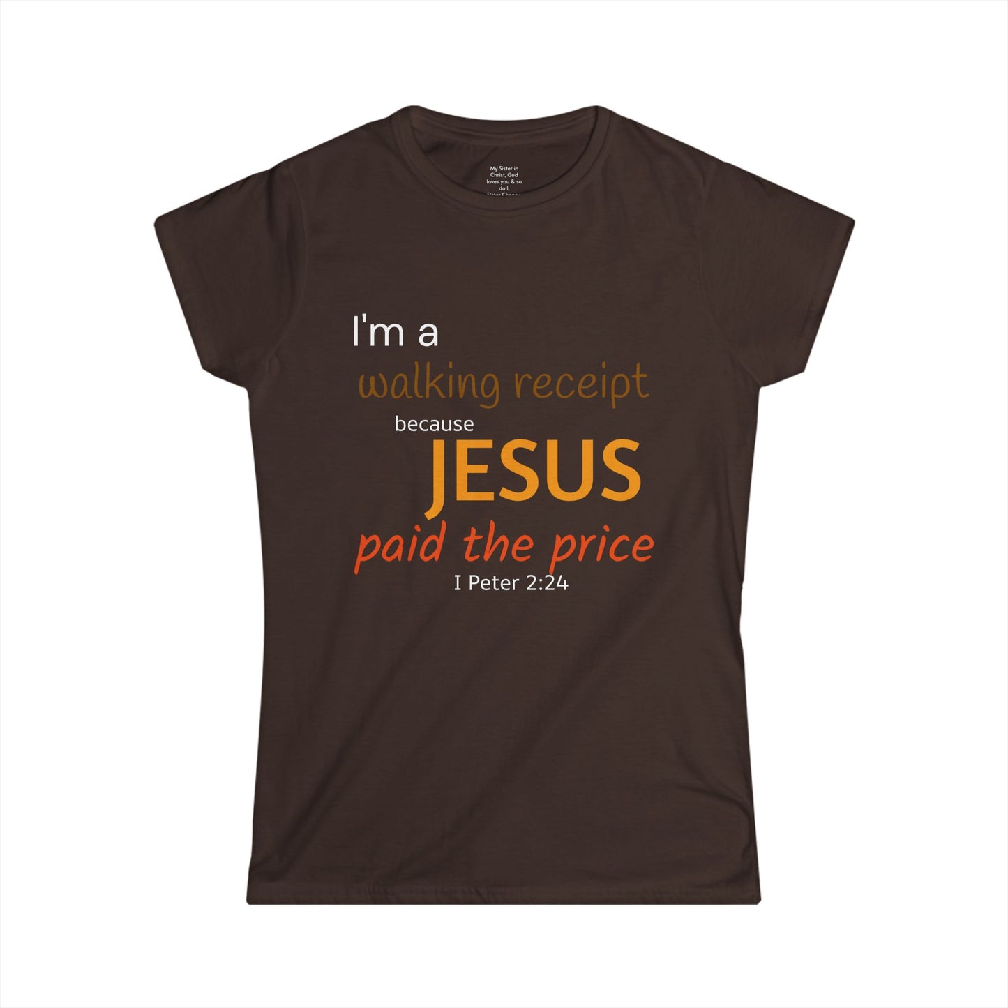 Walking Receipt Woman's T-shirt