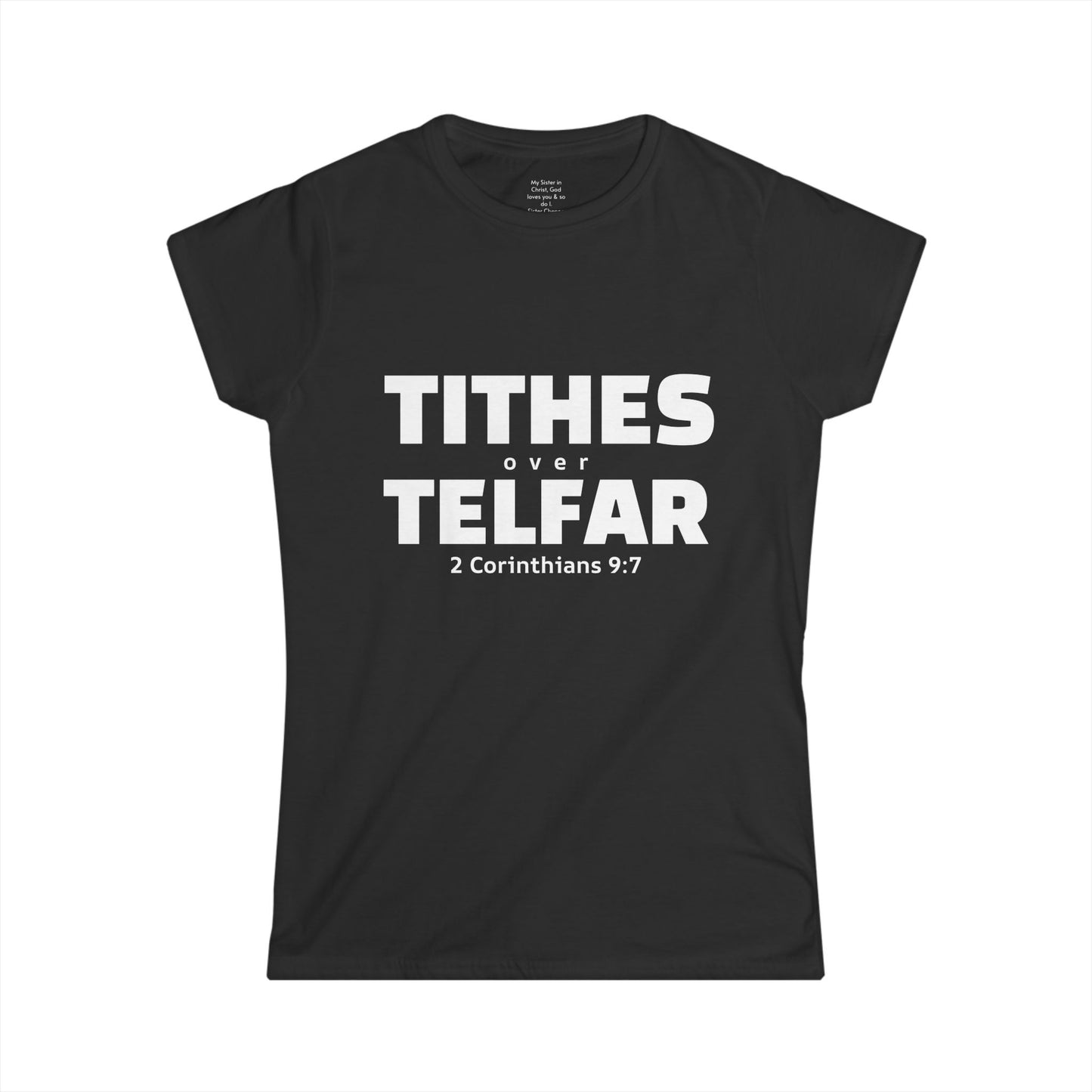 TITHES over TELFAR Woman's T-shirt