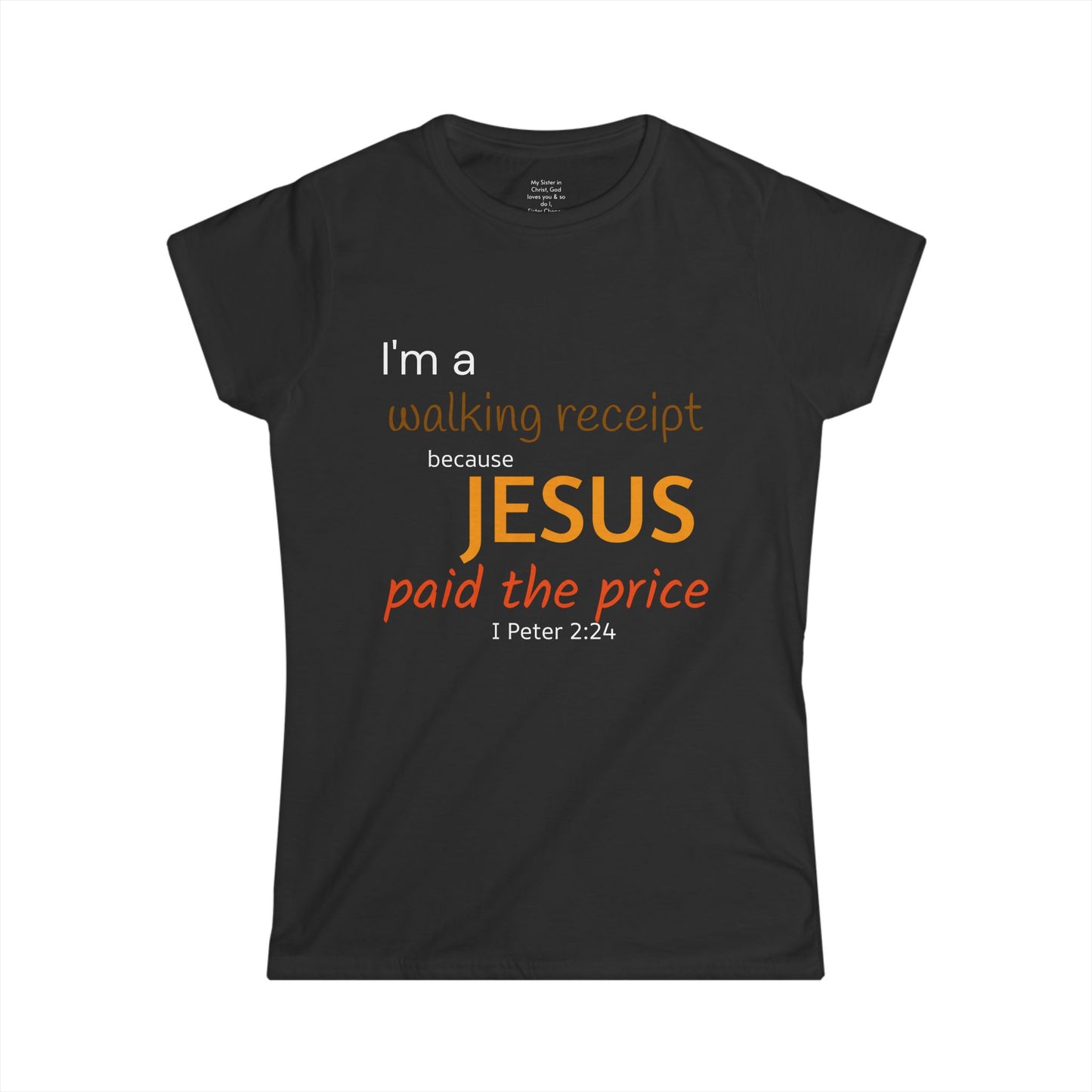 Walking Receipt Woman's T-shirt