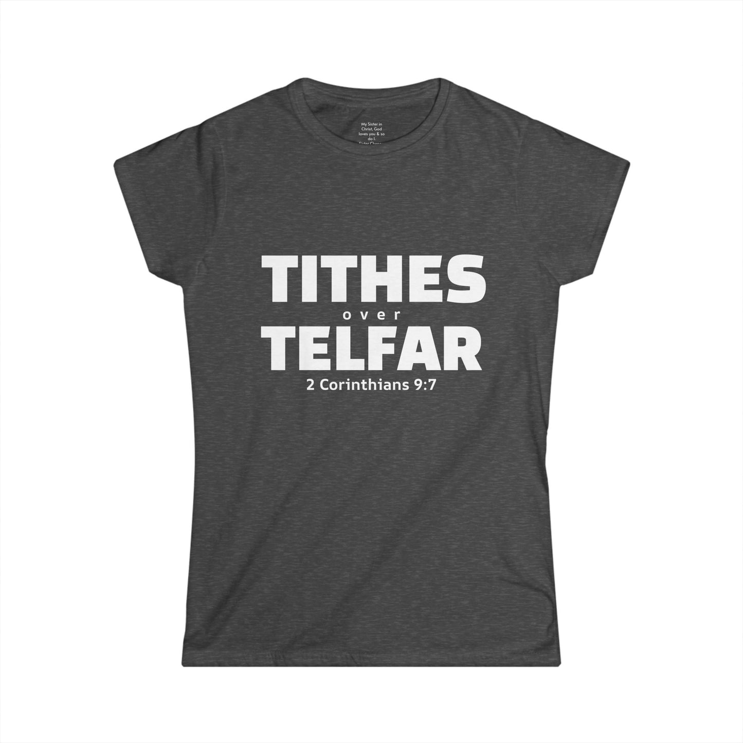 TITHES over TELFAR Woman's T-shirt