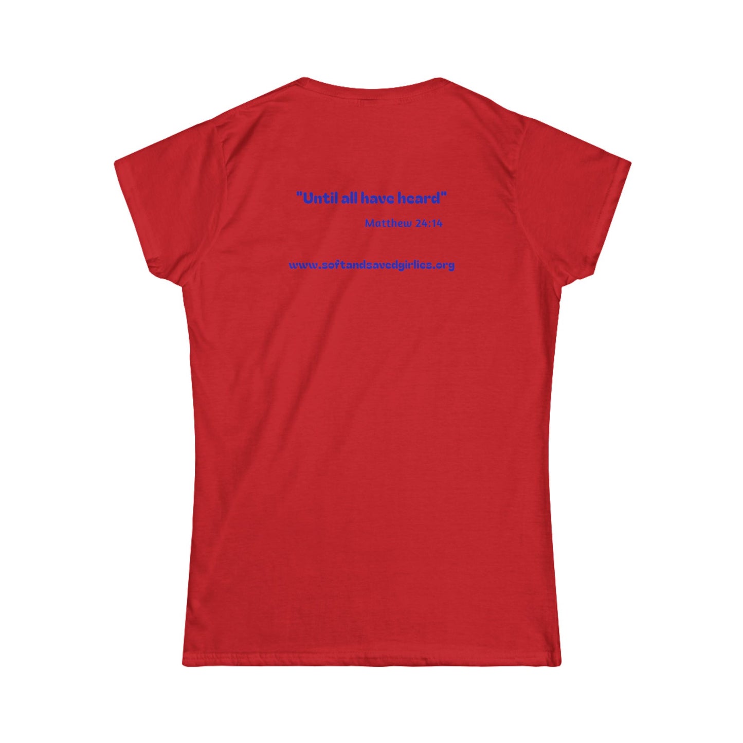 God is #GirlDad!  Matthew 28-1-7 Woman's T-shirt