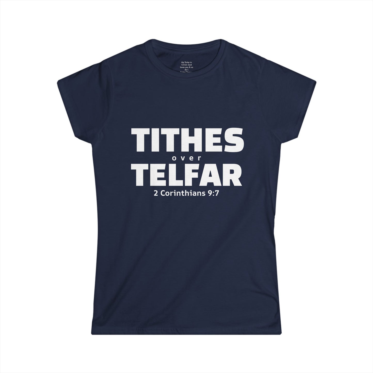 TITHES over TELFAR Woman's T-shirt