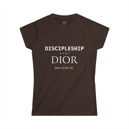 DISCIPLESHIP over DIOR Woman's T-shirt