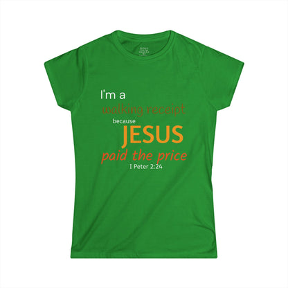 Walking Receipt Woman's T-shirt