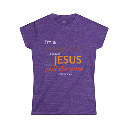 Walking Receipt Woman's T-shirt