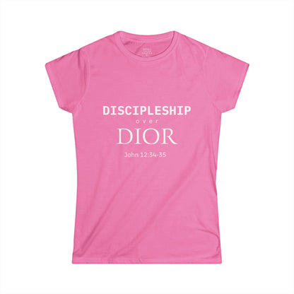 DISCIPLESHIP over DIOR Woman's T-shirt
