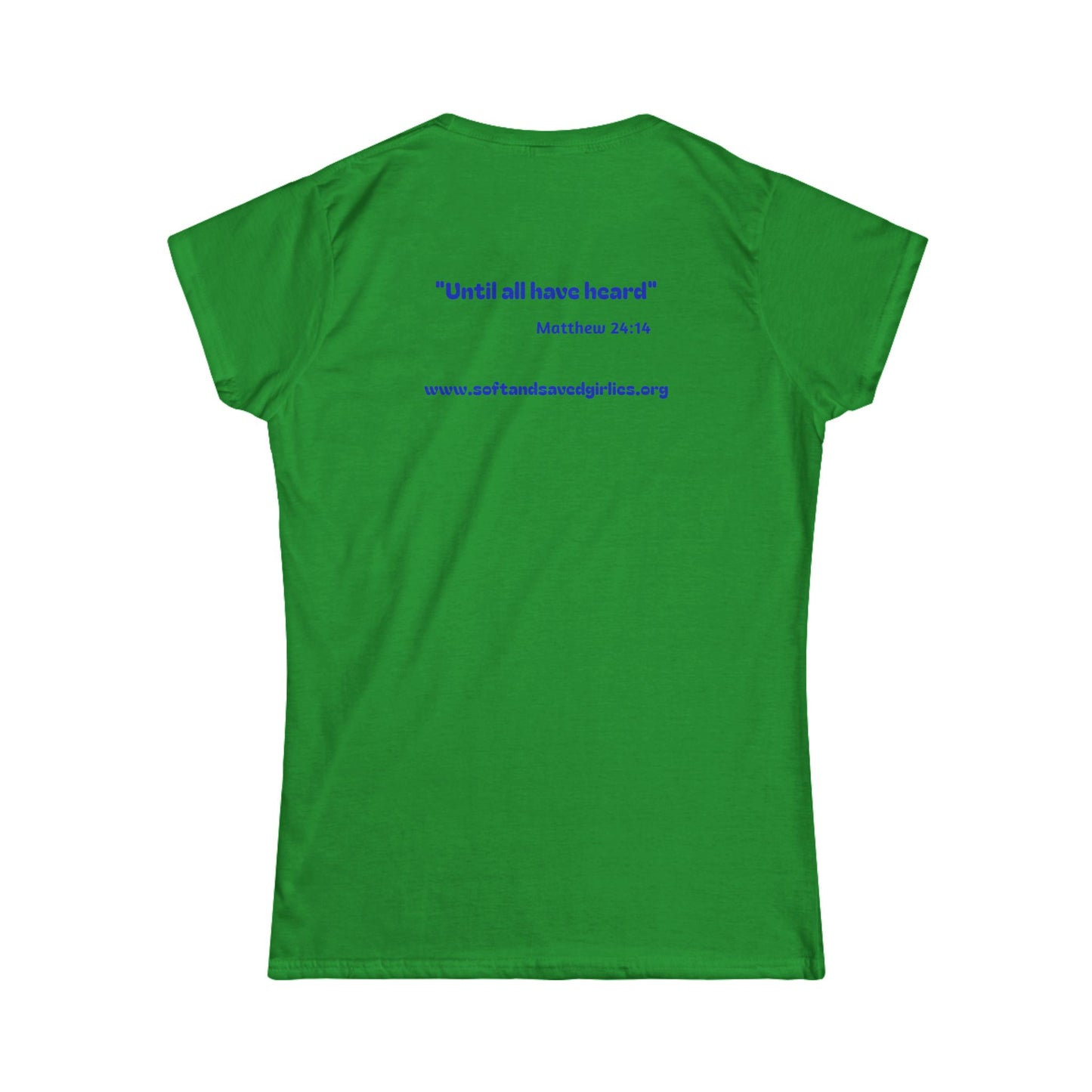 God is #GirlDad!  Matthew 28-1-7 Woman's T-shirt