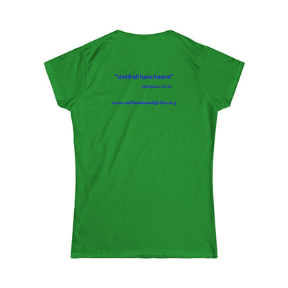 God is #GirlDad!  Matthew 28-1-7 Woman's T-shirt