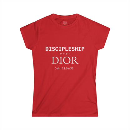 DISCIPLESHIP over DIOR Woman's T-shirt
