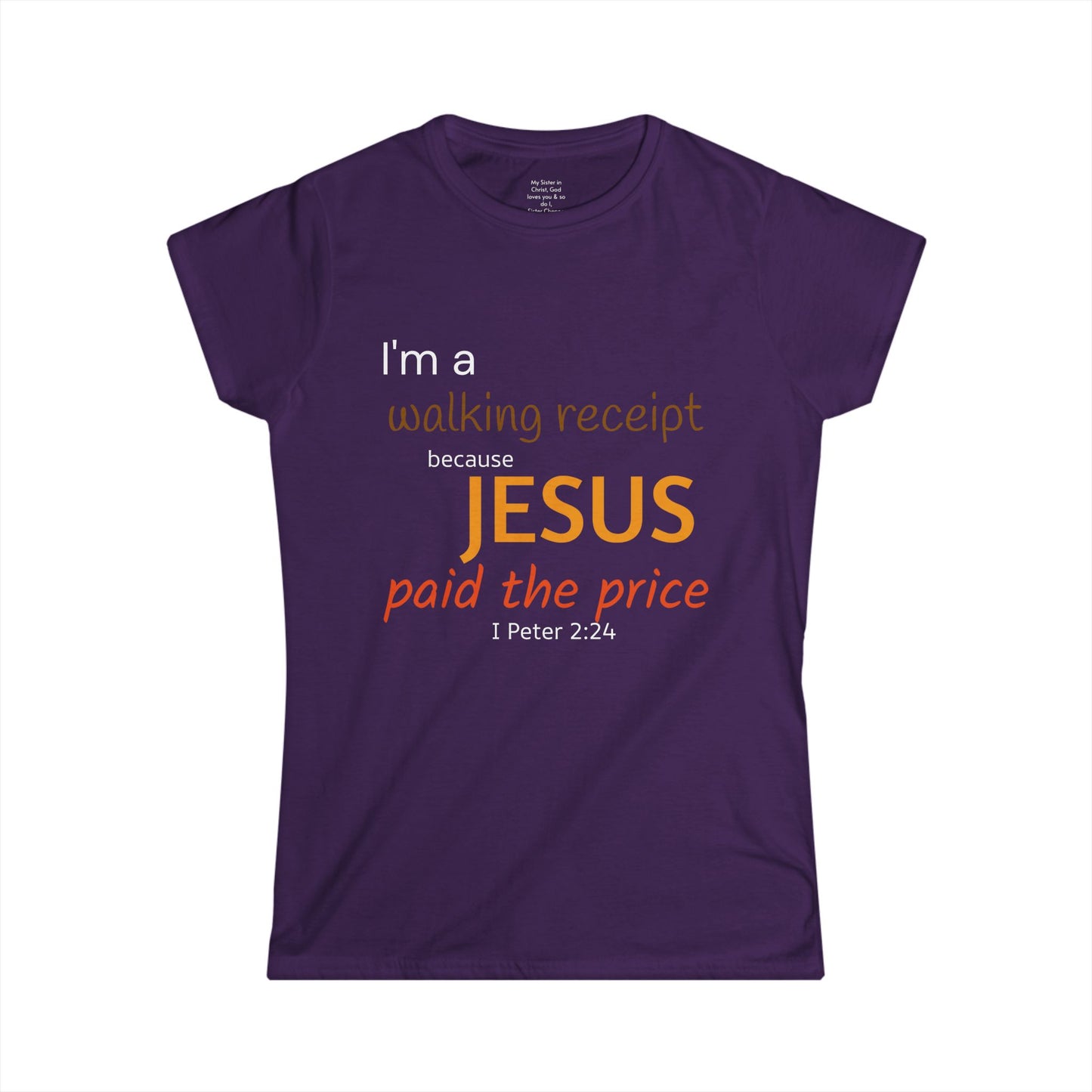 Walking Receipt Woman's T-shirt