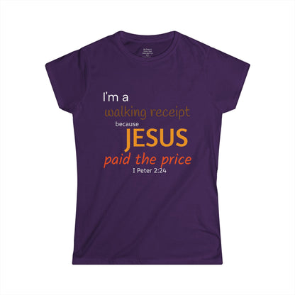Walking Receipt Woman's T-shirt