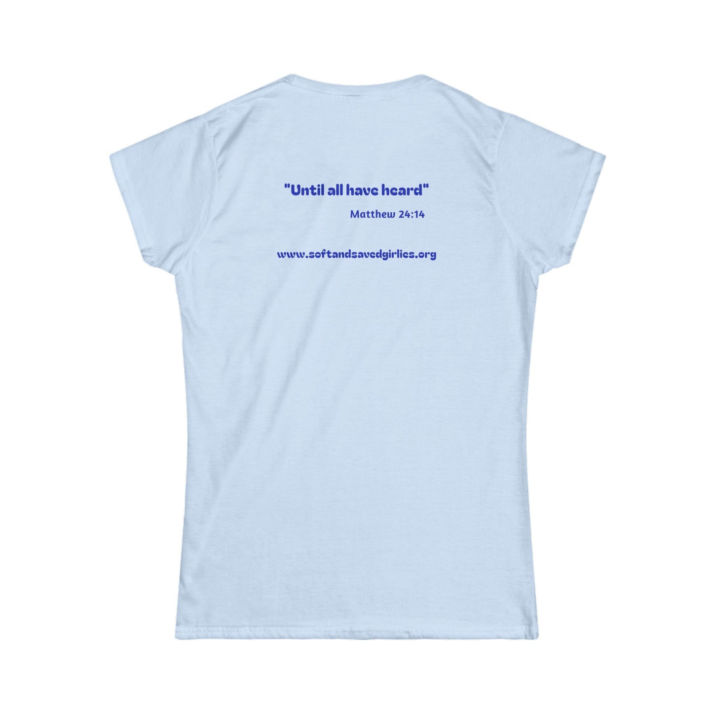 God is #GirlDad!  Matthew 28-1-7 Woman's T-shirt