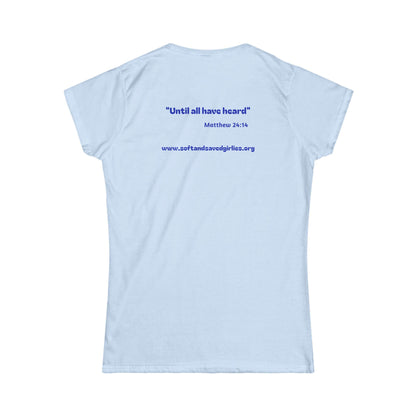 God is #GirlDad!  Matthew 28-1-7 Woman's T-shirt