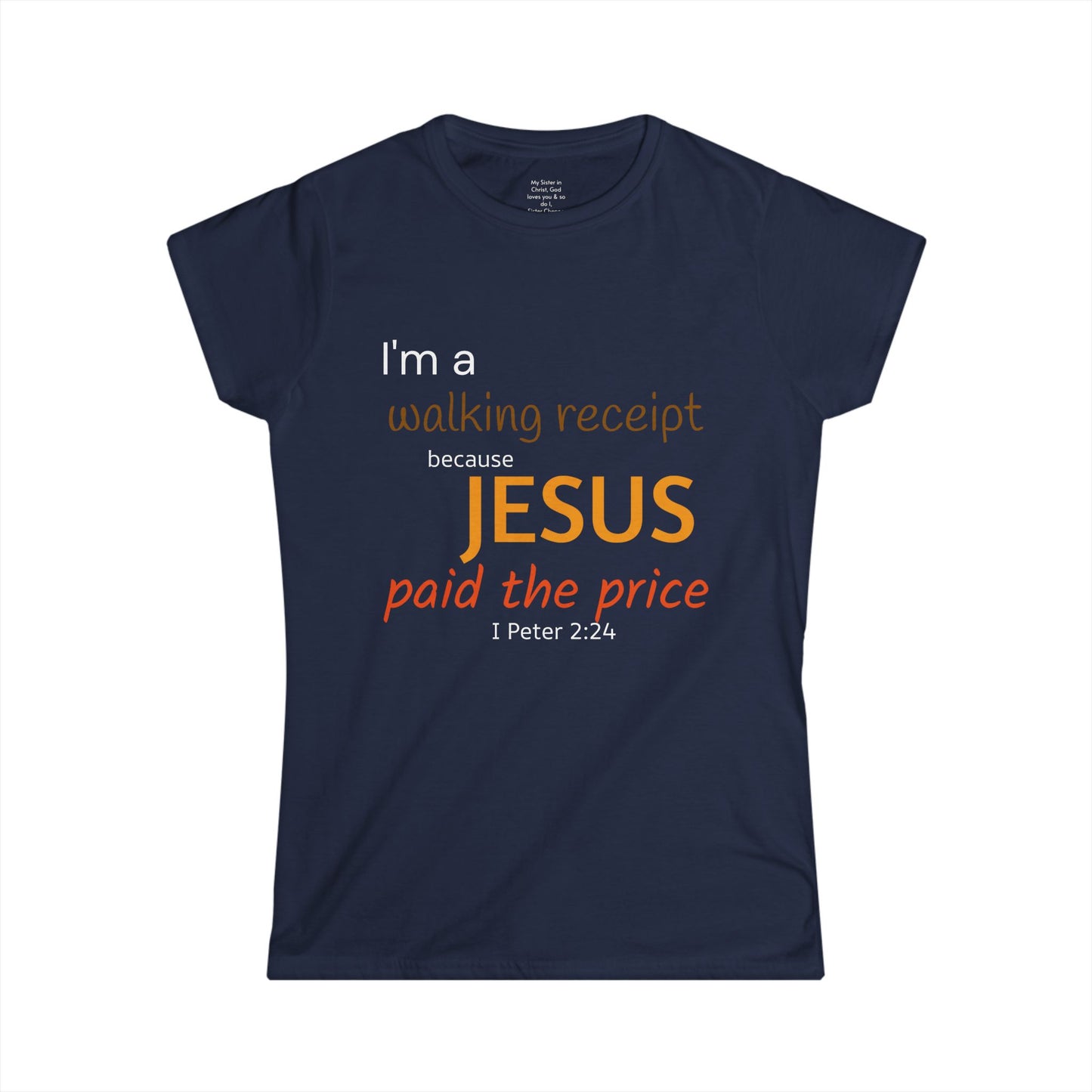 Walking Receipt Woman's T-shirt