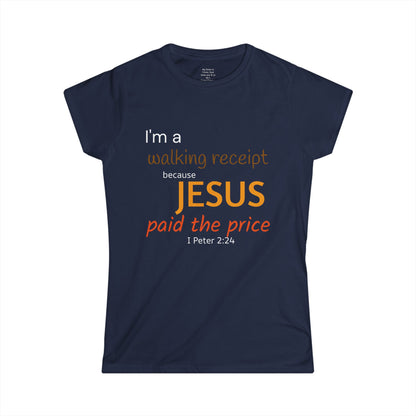 Walking Receipt Woman's T-shirt