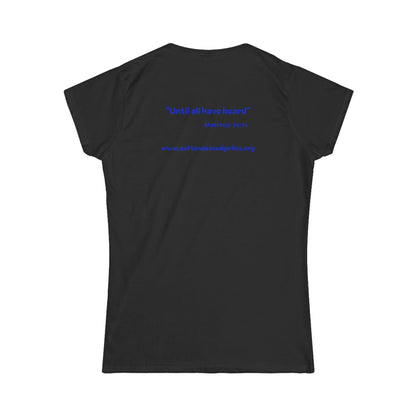 God is #GirlDad!  Matthew 28-1-7 Woman's T-shirt