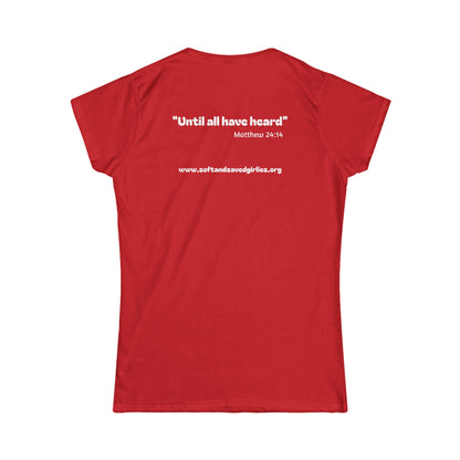 Faith, Fans, Boots on the Ground Woman's T-shirt