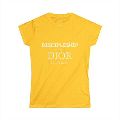 DISCIPLESHIP over DIOR Woman's T-shirt
