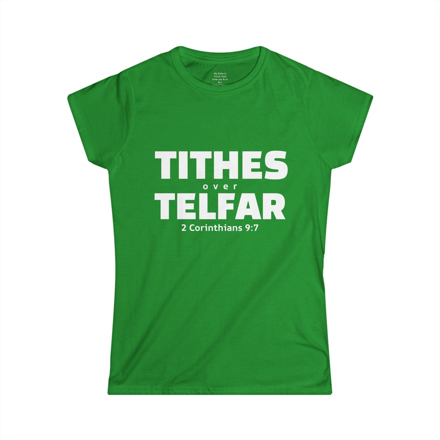 TITHES over TELFAR Woman's T-shirt
