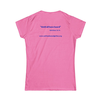 God is #GirlDad!  Matthew 28-1-7 Woman's T-shirt