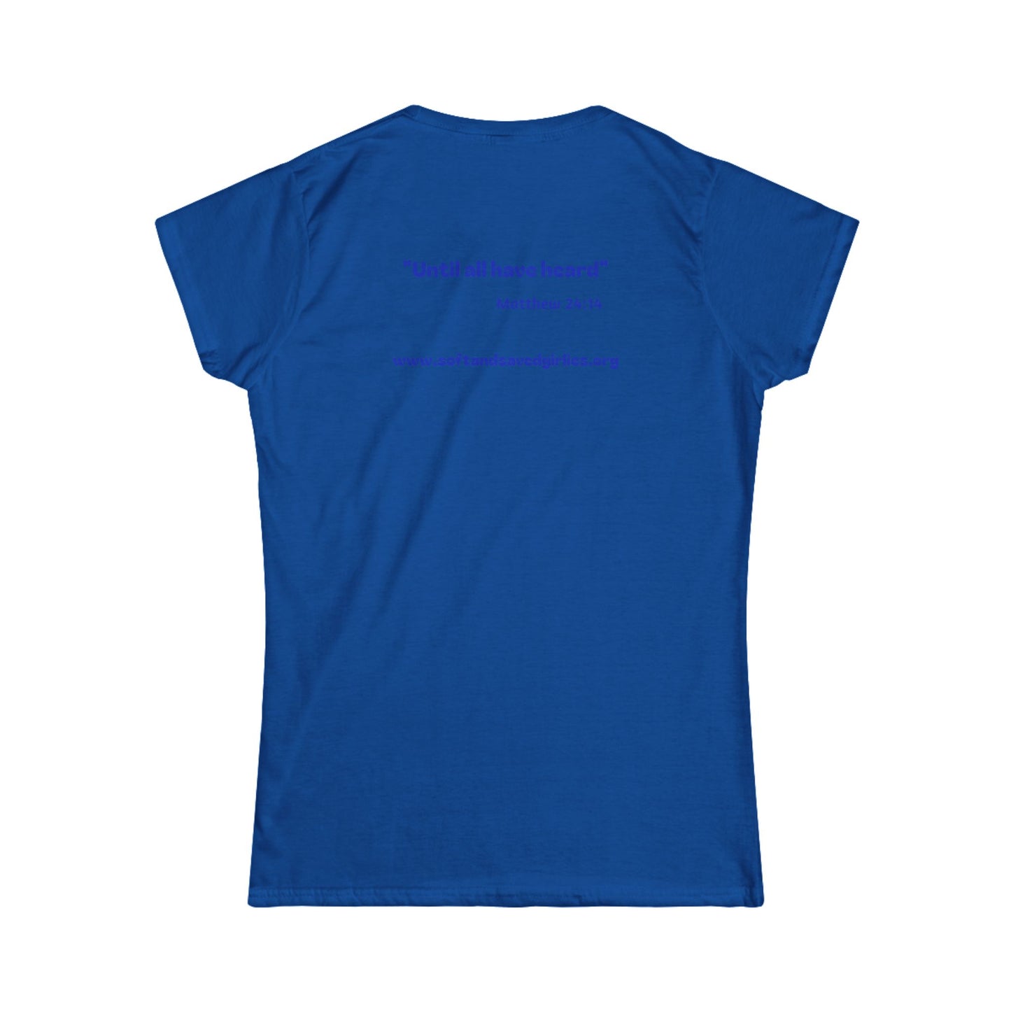 God is #GirlDad!  Matthew 28-1-7 Woman's T-shirt