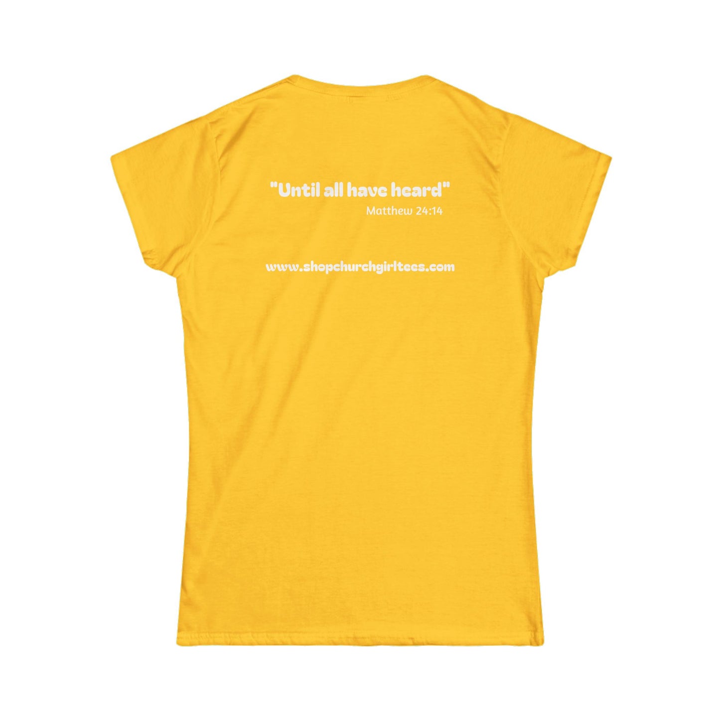 I can't get fired; I work for God Woman's T-Shirt