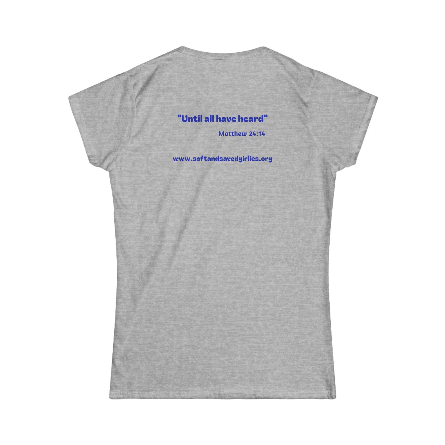 God is #GirlDad!  Matthew 28-1-7 Woman's T-shirt