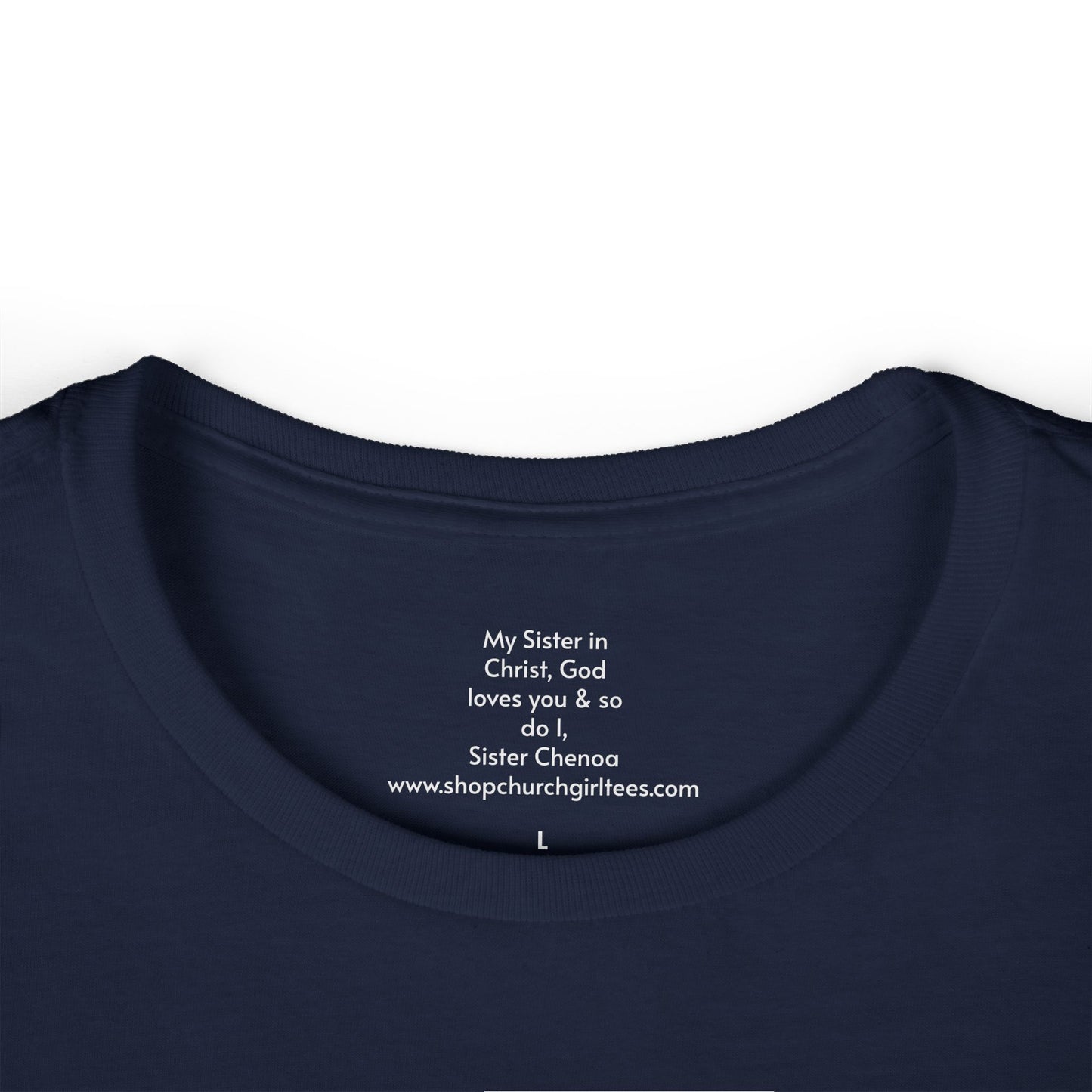 DISCIPLESHIP over DIOR Woman's T-shirt