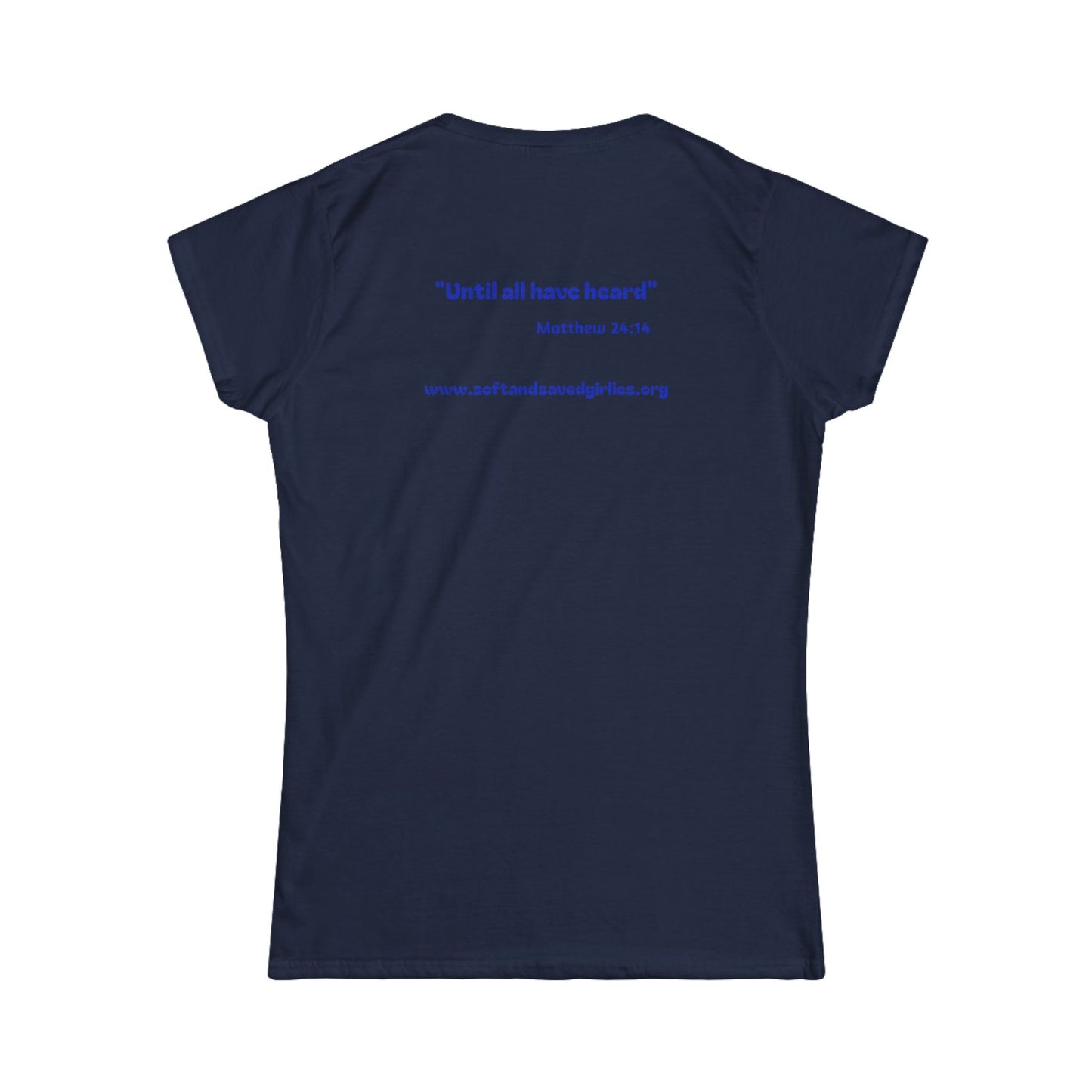 God is #GirlDad!  Matthew 28-1-7 Woman's T-shirt