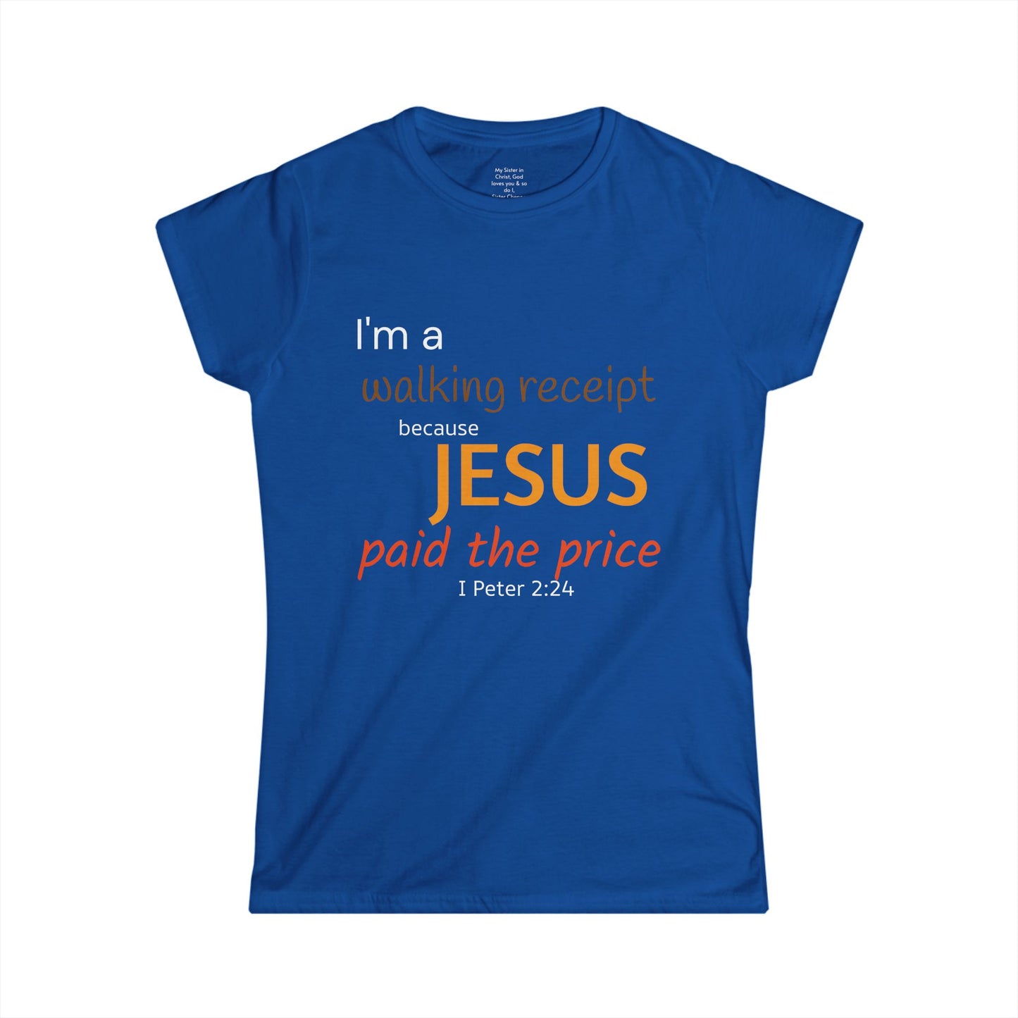 Walking Receipt Woman's T-shirt
