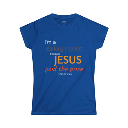 Walking Receipt Woman's T-shirt