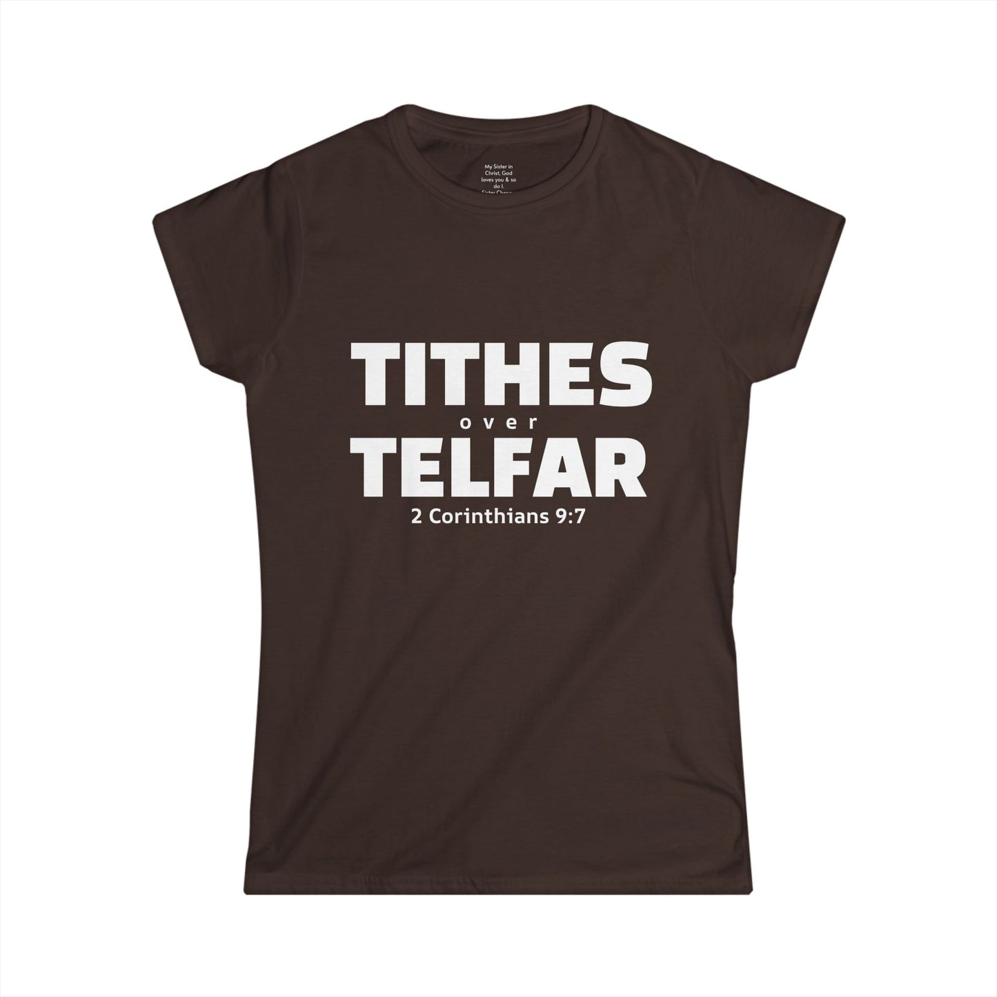 TITHES over TELFAR Woman's T-shirt