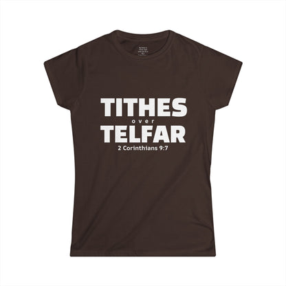 TITHES over TELFAR Woman's T-shirt