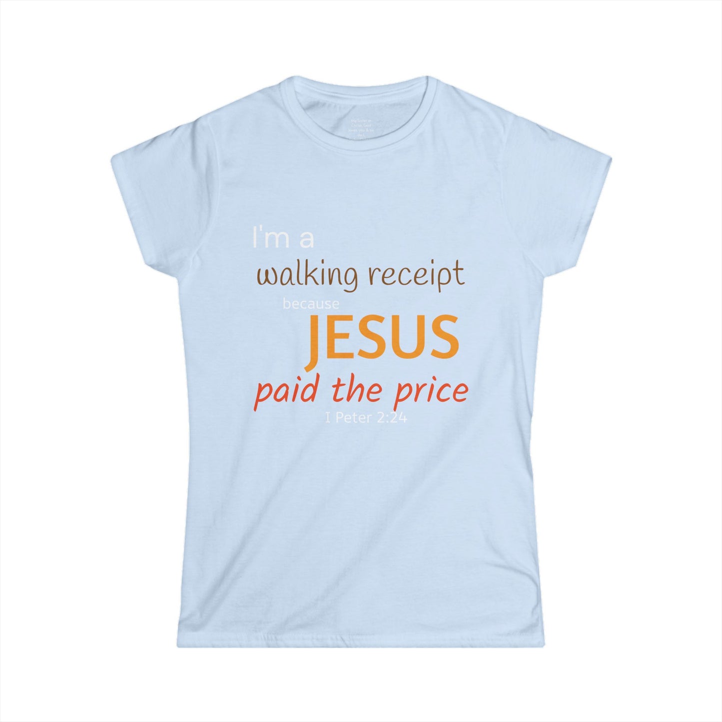 Walking Receipt Woman's T-shirt