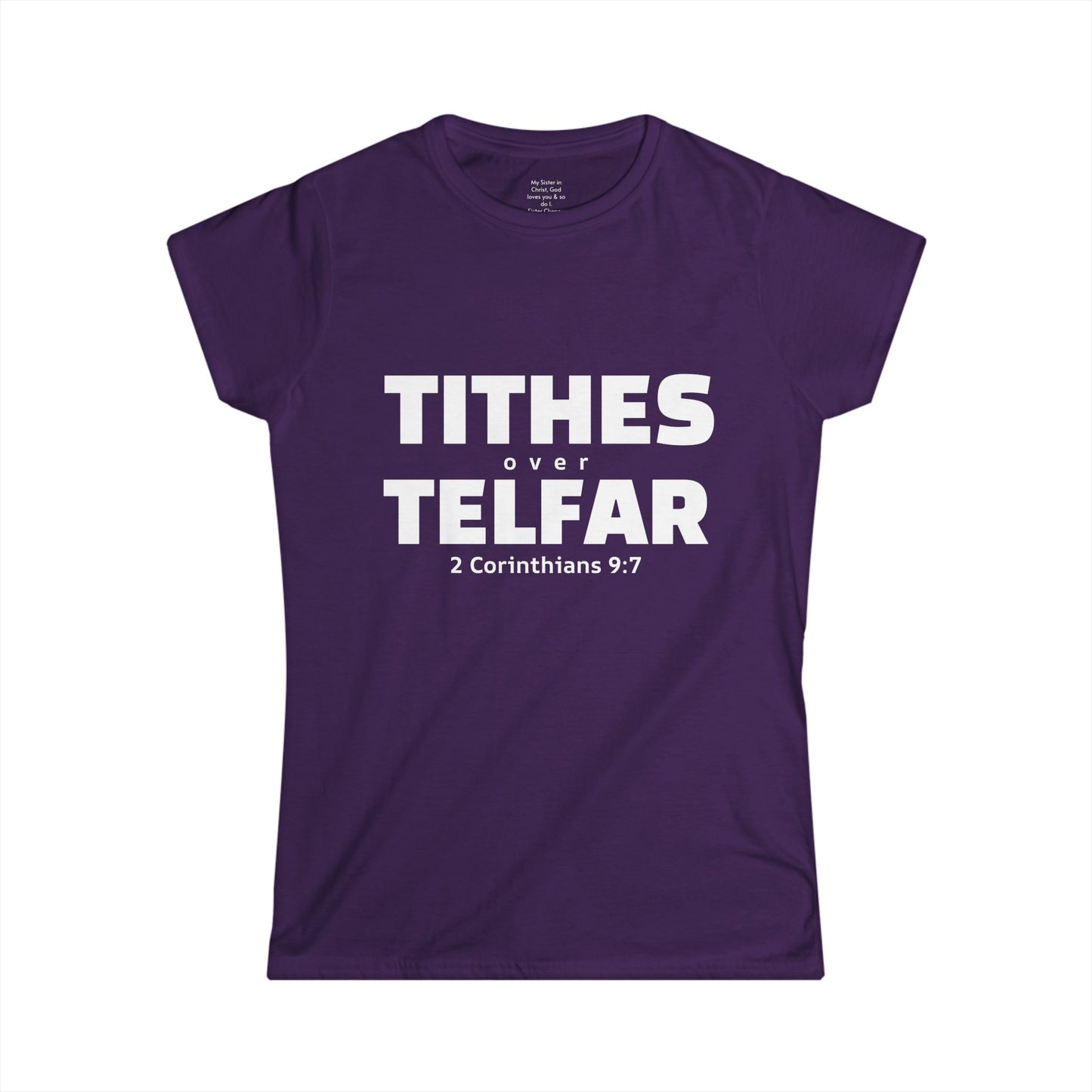 TITHES over TELFAR Woman's T-shirt