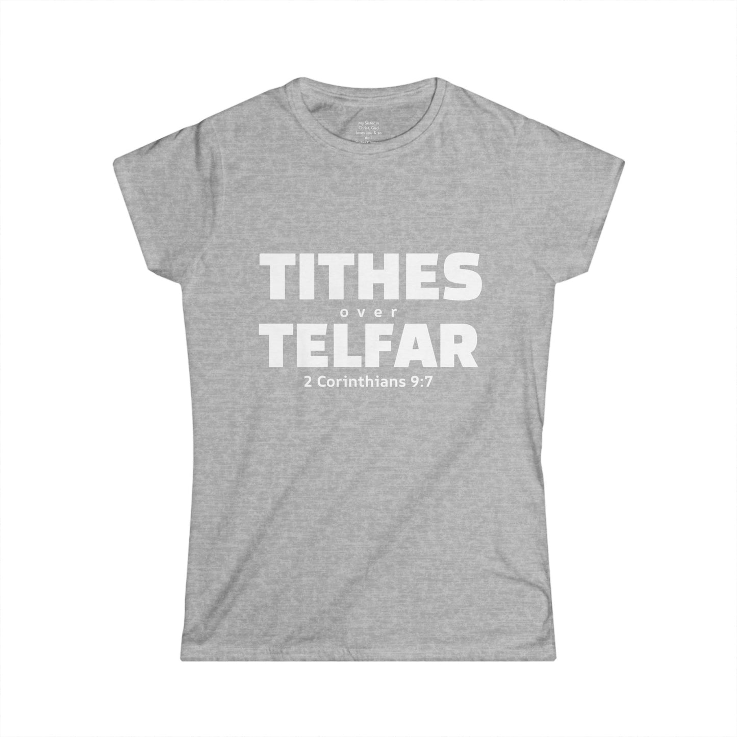 TITHES over TELFAR Woman's T-shirt