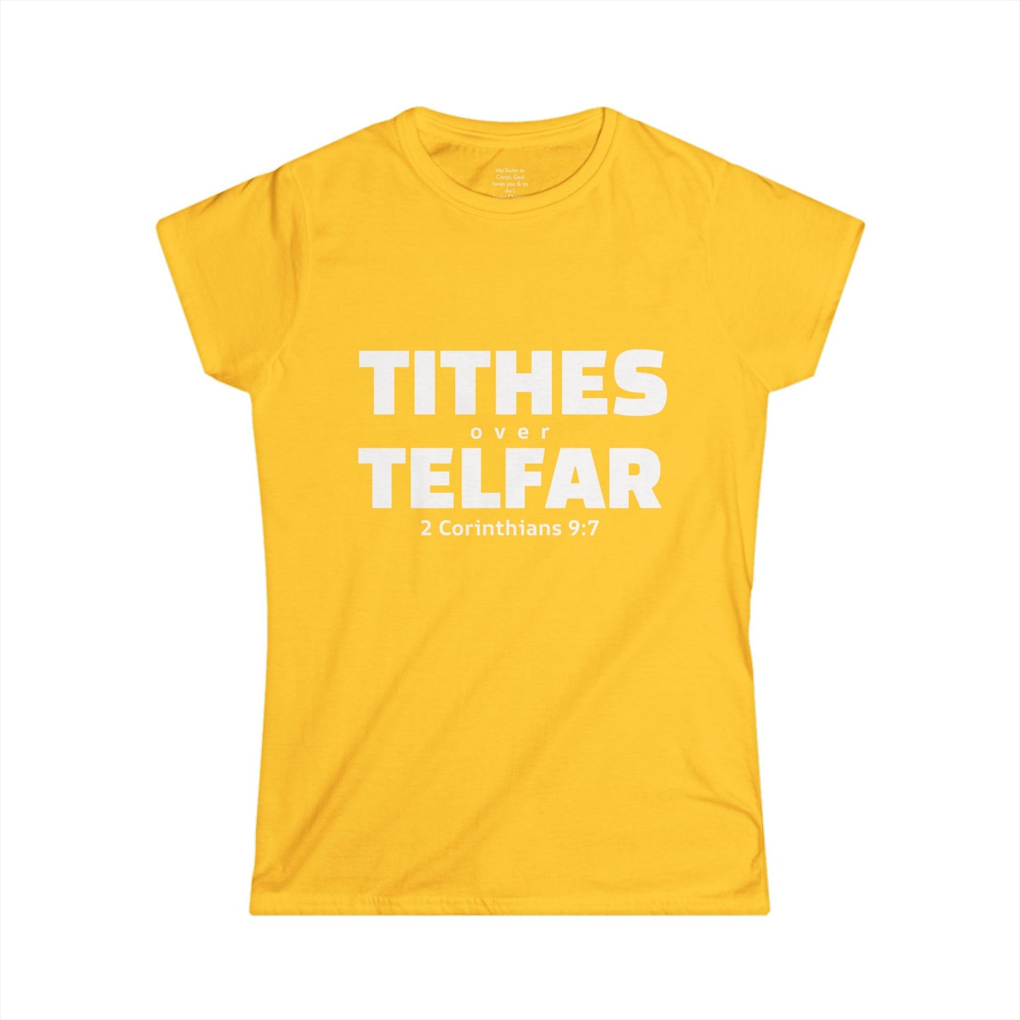 TITHES over TELFAR Woman's T-shirt