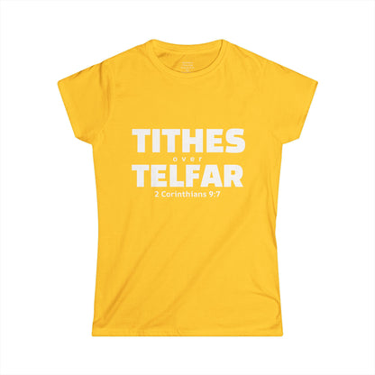 TITHES over TELFAR Woman's T-shirt