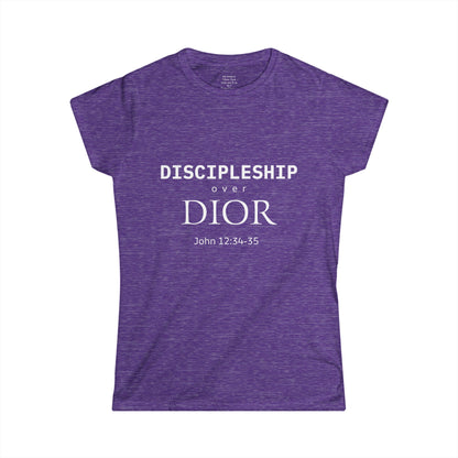 DISCIPLESHIP over DIOR Woman's T-shirt