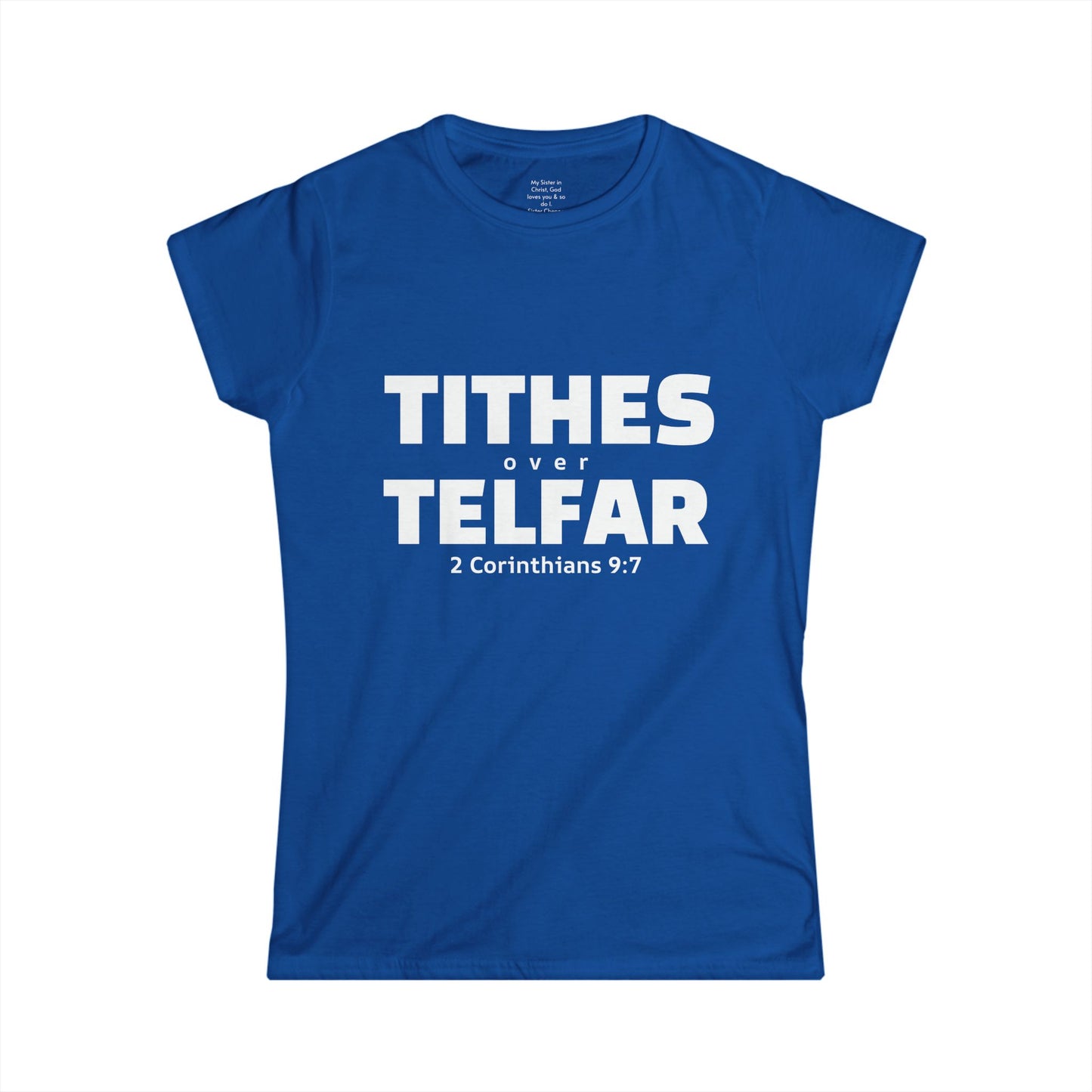 TITHES over TELFAR Woman's T-shirt