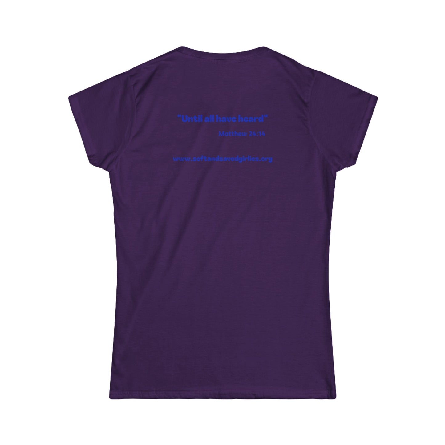 God is #GirlDad!  Matthew 28-1-7 Woman's T-shirt